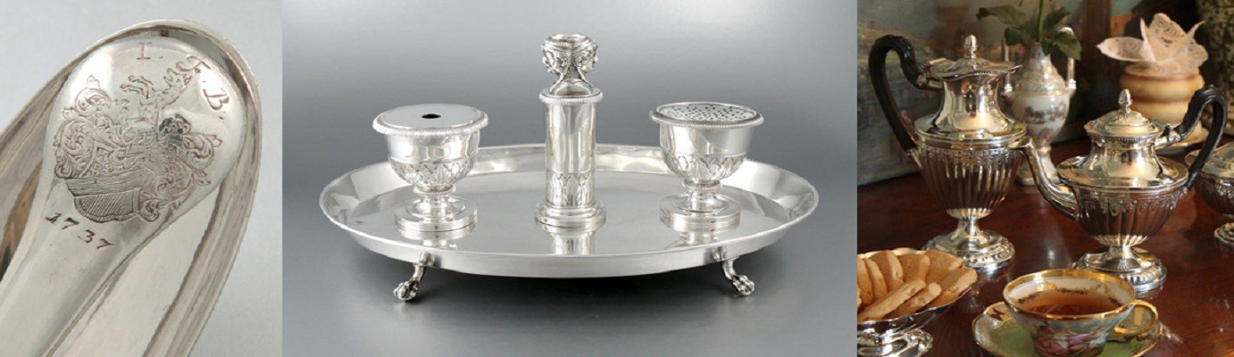 Sie sind Liebhaber von altem Silber? Interieur, Besteck, Figuren etc.